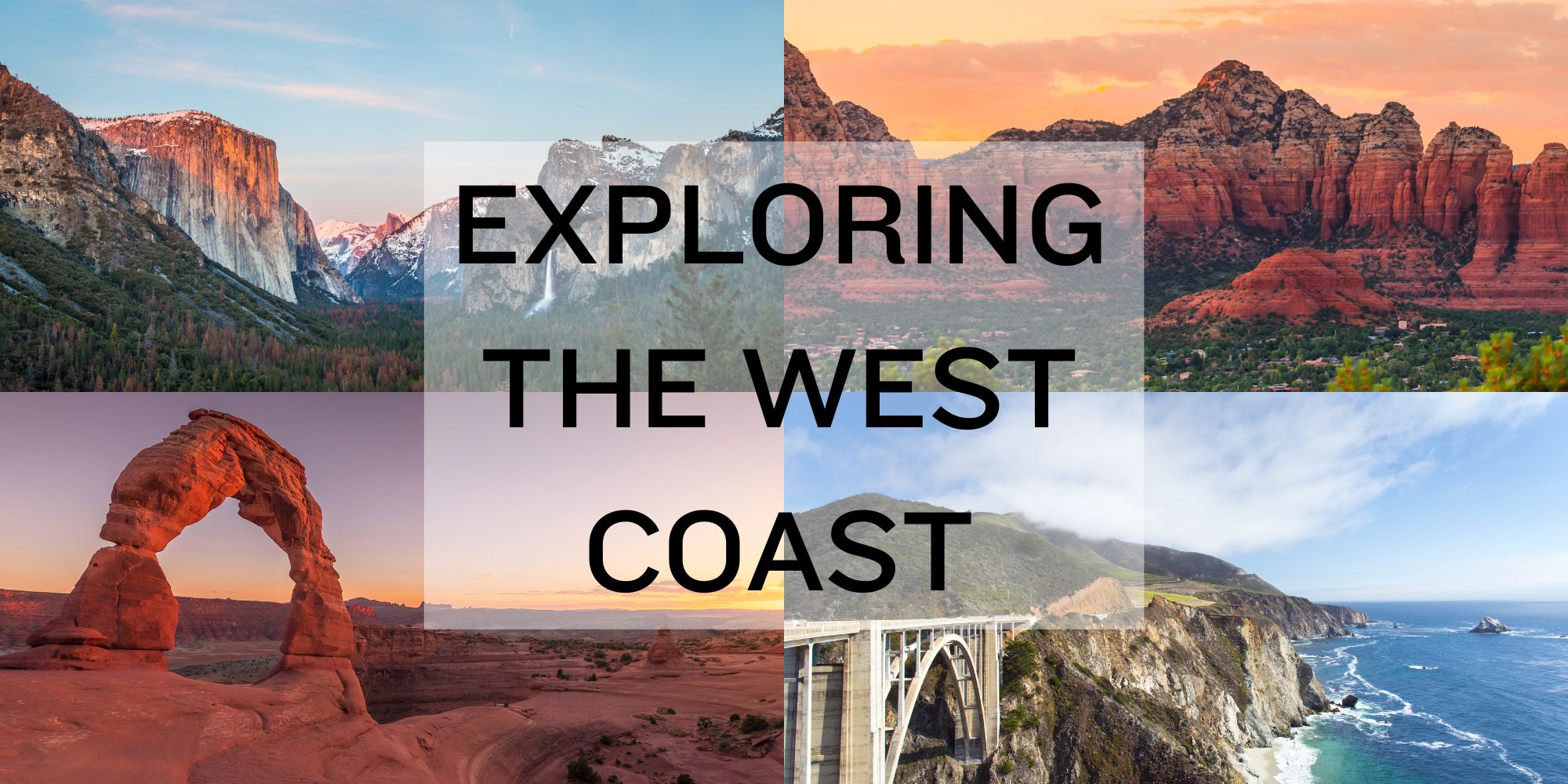 Exploring the West Coast graphic